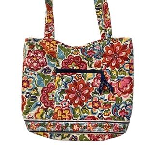 Vera Bradley Hope Garden bucket tote purse colorful floral retired pattern